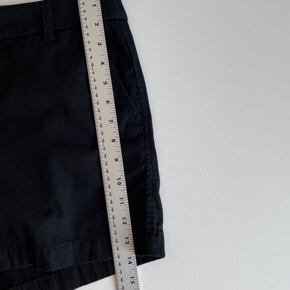 J Crew Womens Classic Chino Shorts 3" Size 16 Black Casual Preppy Minimalist - Picture 6 of 8